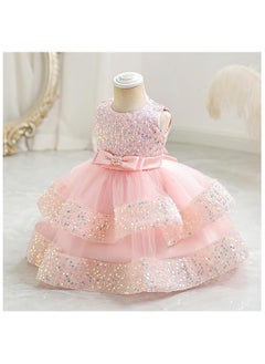 Baby Girl Pageant Dress Sequins Princess Dress Toddler Flower Wedding Birthday Party Gown Dresses 4 Years-5 Years（Pink） - pzsku/ZB4F9AAAD7799933D19A6Z/45/_/1731486837/0391d9b0-e0c6-4c9d-9ea9-6b9a854a424d