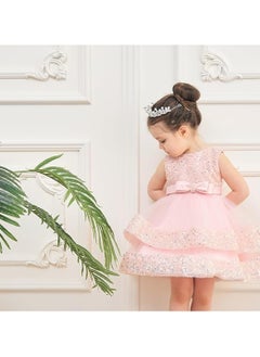 Baby Girl Pageant Dress Sequins Princess Dress Toddler Flower Wedding Birthday Party Gown Dresses 4 Years-5 Years（Pink） - pzsku/ZB4F9AAAD7799933D19A6Z/45/_/1731486848/a814a954-401b-4825-bf0d-ee37cd6602d3