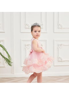 Baby Girl Pageant Dress Sequins Princess Dress Toddler Flower Wedding Birthday Party Gown Dresses 4 Years-5 Years（Pink） - pzsku/ZB4F9AAAD7799933D19A6Z/45/_/1731486858/bcc1f7ef-5aae-409b-b337-c9189e7fa245