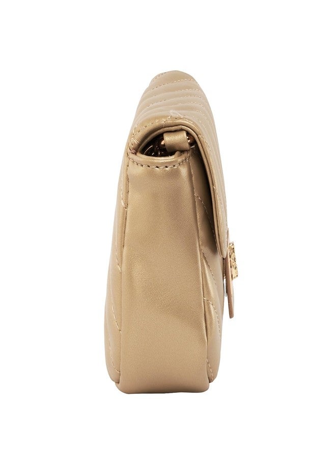 Lino Perros Golden Mini Quilted Sling - Image 4