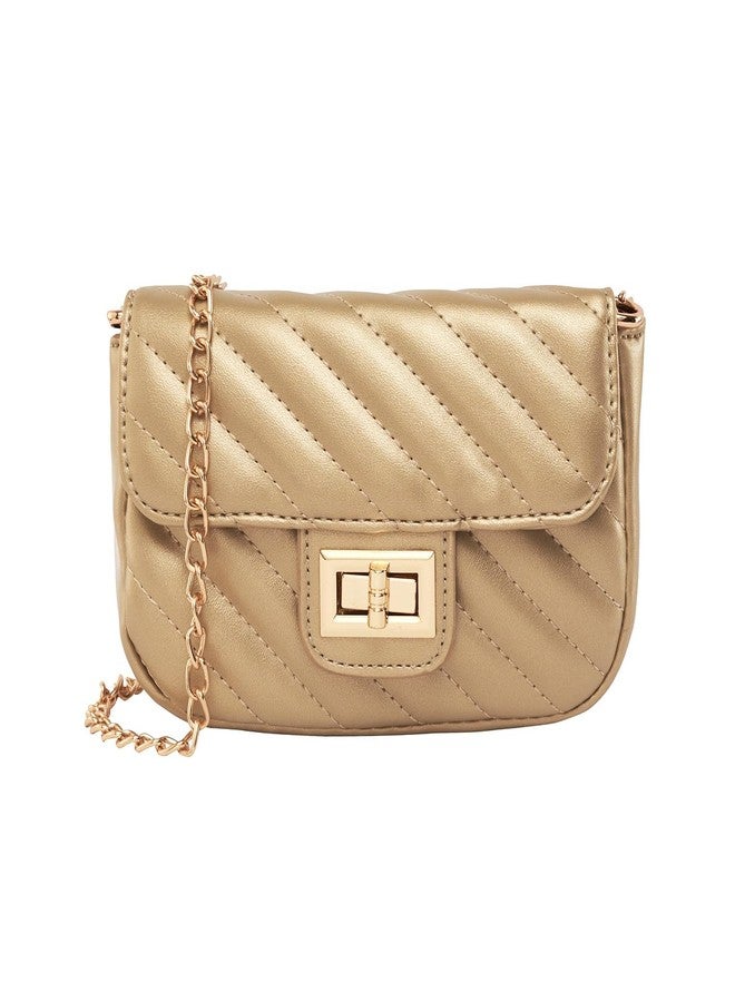 Lino Perros Golden Mini Quilted Sling - Image 1