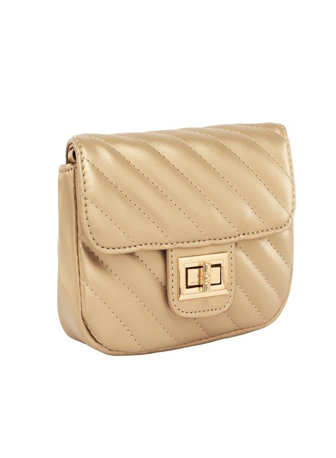 Lino Perros Golden Mini Quilted Sling - Image 2