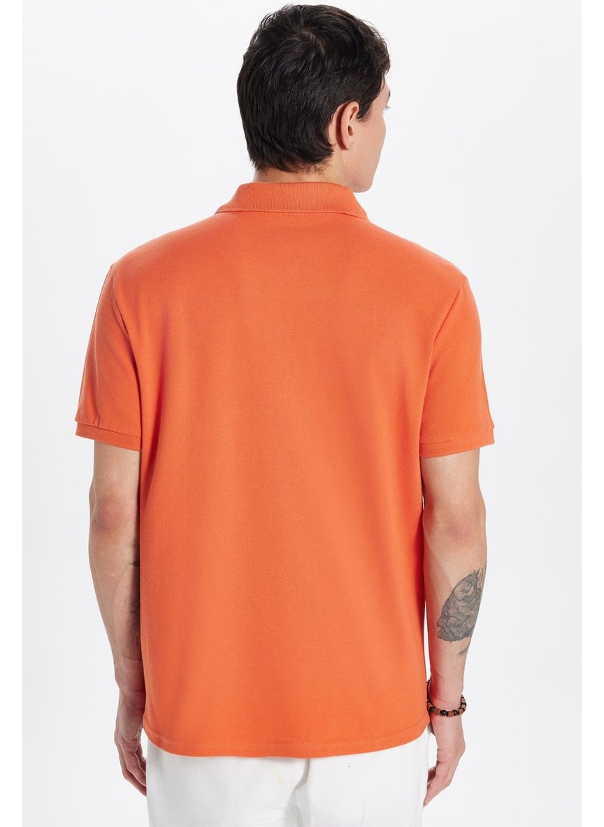 Men's Slim Fit Slim Fit Cotton Orange Polo Neck T-Shirt - pzsku/ZB4F9CC4B2D4108EE14F3Z/45/_/1741286247/e17aaf37-73f1-470e-b79e-9c1b24f71e41