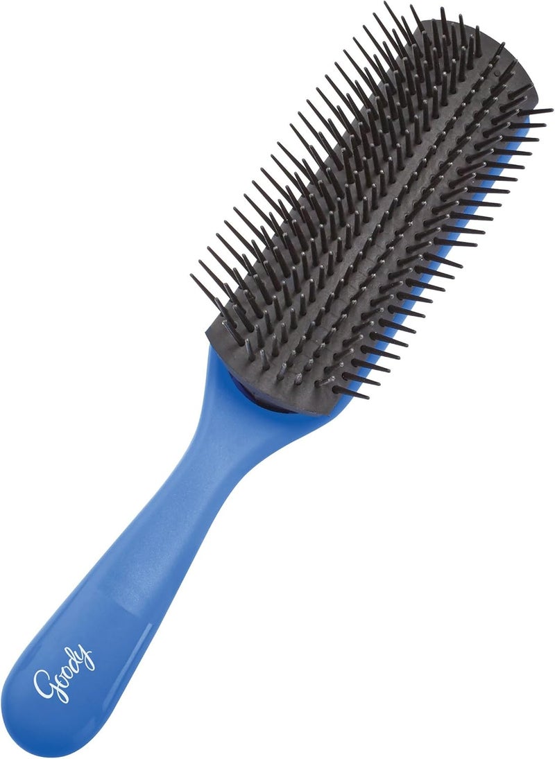 Goody Straight Talk Rubber Styler Brush - Blue - Image 3