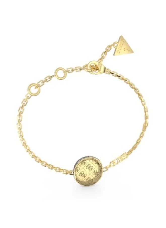 GUESS Side Crystals 4G Coin Bracelet