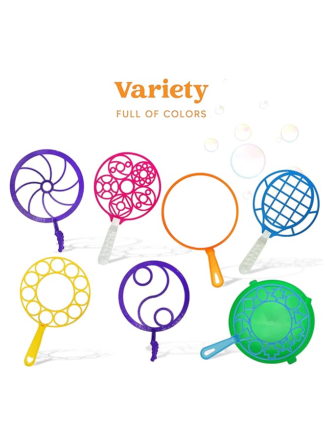 جوين مجموعة كبيرة من أعواد الفقاعات للأطفال في الصيف، هدايا الحفلات الخارجية، 18 قطعة، صانعة فقاعات عملاقة مع صينية مقاس 12 بوصة، 6 قطع، مناسبة لجميع الأعمار - Image 3