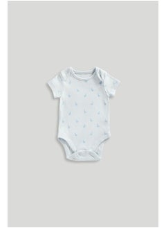 mothercare Sloth Short-Sleeved Bodysuits - 5 Pack  - Image 4