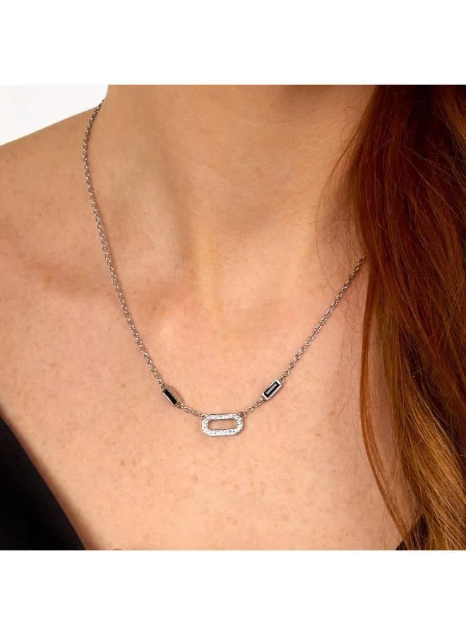 Karl Lagerfeld Klayc11 Crystals Necklace