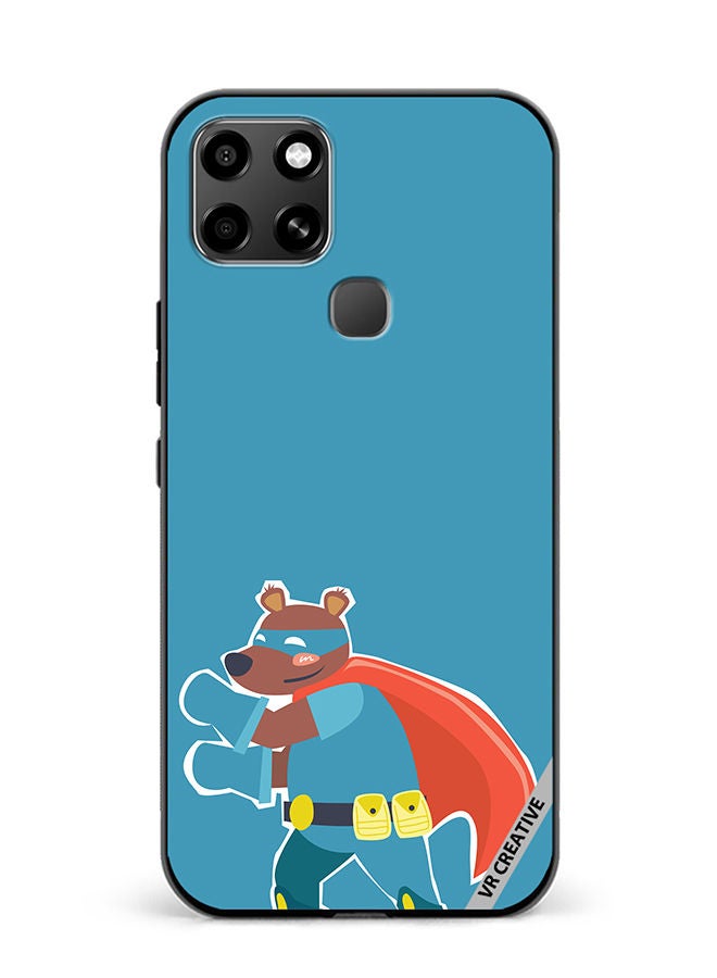 VR CREATIVE Protective Case Cover For Infinix Smart 6 Super Bear Design Multicolour - Image 1