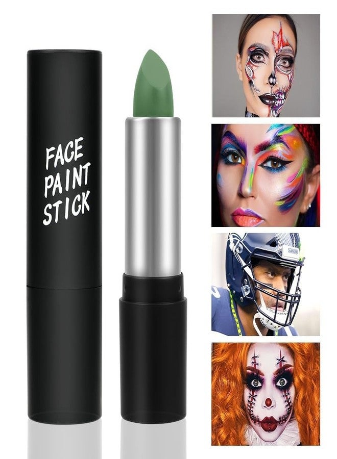 Buyntry Face Paint Stick, Green Oil Creamy Blendable Washable Body Painting Makeup Pen for Halloween Carnival Fancy Dress, 3.5g - Image 4