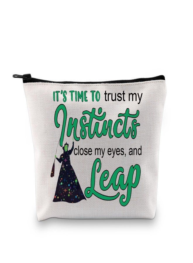 PXTIDY Witch Musical Inspired Makeup Bag It’s Time To Trust My Instincts Witchy Gift Musical Merch Witch Fans Gift - Image 1