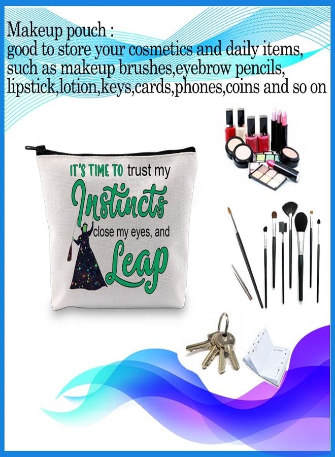 PXTIDY Witch Musical Inspired Makeup Bag It’s Time To Trust My Instincts Witchy Gift Musical Merch Witch Fans Gift - Image 3