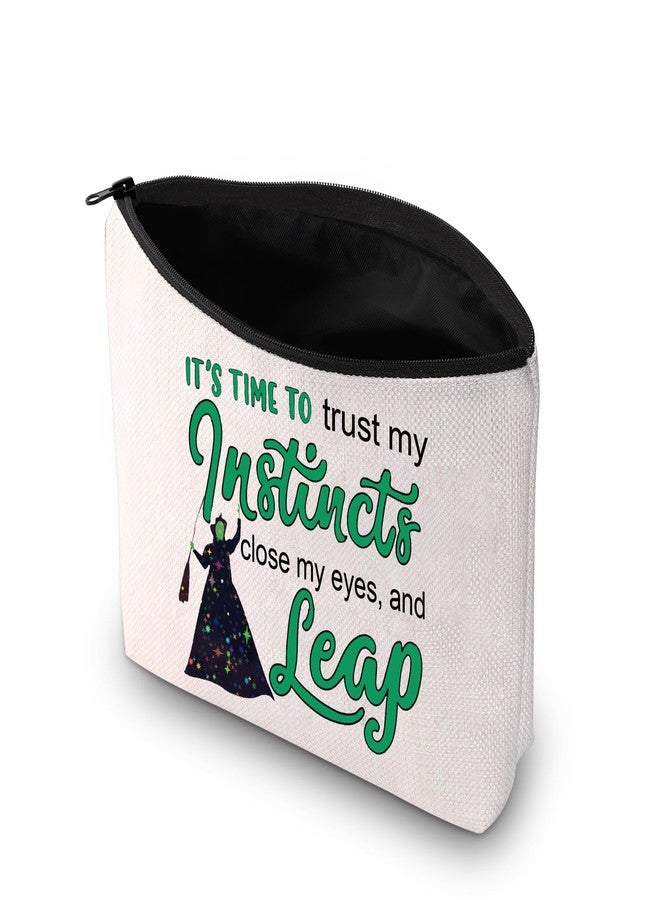 PXTIDY Witch Musical Inspired Makeup Bag It’s Time To Trust My Instincts Witchy Gift Musical Merch Witch Fans Gift - Image 2