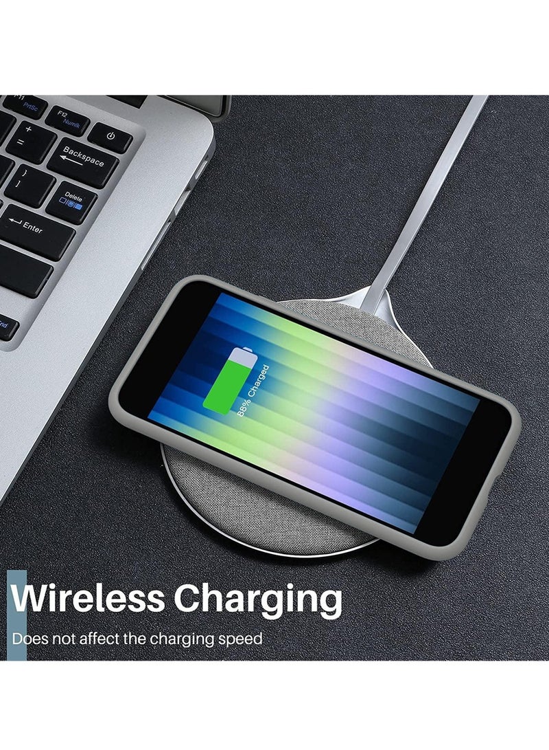 Wtech Motorola Edge 50 Fusion / Motorola S50 Neo / Motorola Moto G85 5G 2024 Hybrid Silicone With Translucent Back Protective Lens Shield Case Cover - Grey - Image 4