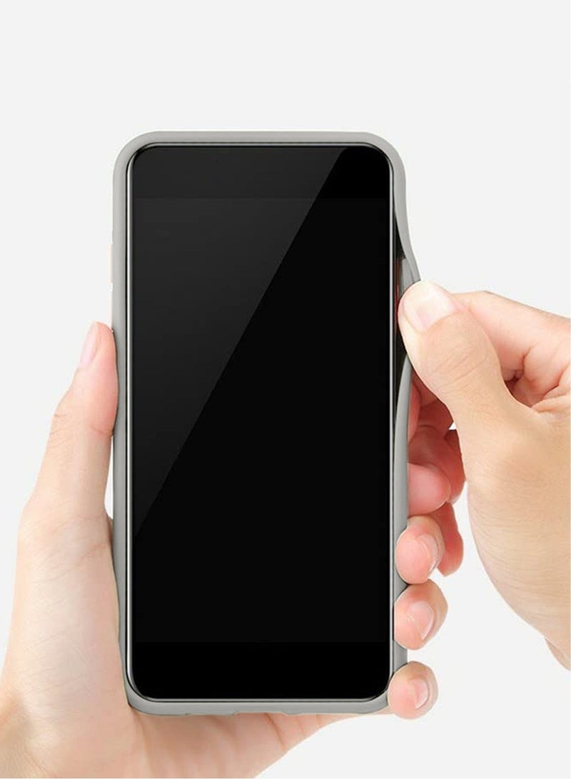 Wtech Motorola Edge 50 Fusion / Motorola S50 Neo / Motorola Moto G85 5G 2024 Hybrid Silicone With Translucent Back Protective Lens Shield Case Cover - Grey - Image 2