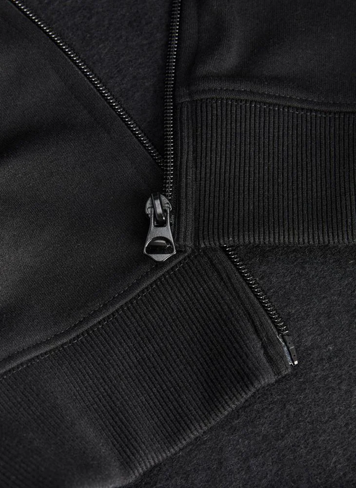 JACK & JONES  Casual Logo Zip Plus Size Hoodie for Men | Best Price UAE