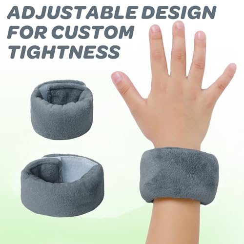 JXM Two Pack Sensory Weighted Bracelets for Kids with SPD ADHD and Autism, Deep Pressure Input for Calming and Focus, Increase Hand Stability and Sensory Awareness - Image 3