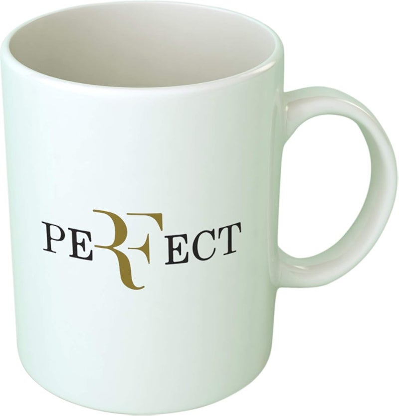 Upteetude Roger Federer Coffee Mug - White, 2724630026473