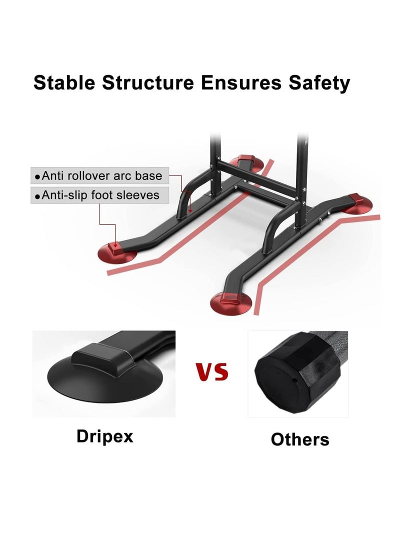 RATSAW Power Tower, Dip Station Pull Up Bar for Home Adjustable Height Multifunctional Home Strength Training Fitness Exercise Equipment, Simple Installation, Durable Home Fitness Equipment  - Image 4