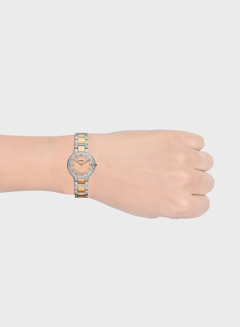 FOSSIL Virginia Stainless Steel Analog Watch