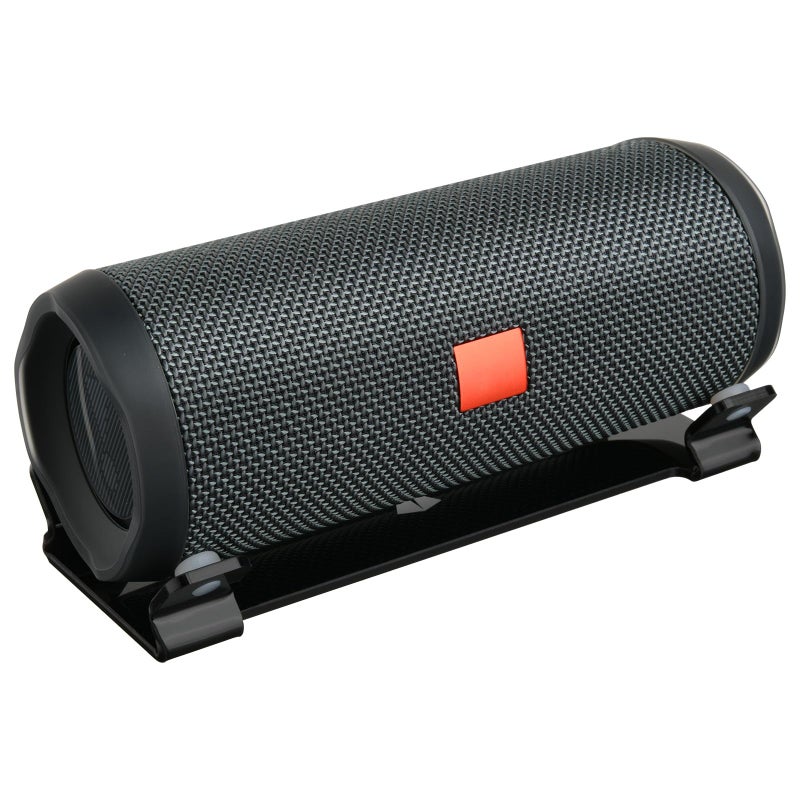 TXesign Desktop Stand for JBL Flip 4/FLip 5/Flip 6, TXEsign Acrylic Bluetooth Speaker Stand Holder Desk Display Stand Table Stand Holder for Cylindrical Speakers(Black) - Image 2