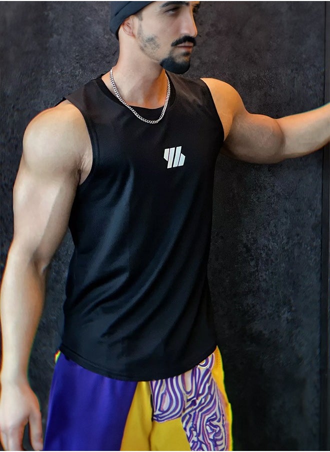 Generic - 2pcs Men's Gym T-shirt Muscle Tank Top Quick Dry - Image 1