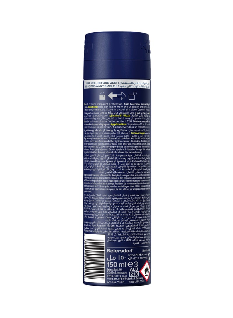 Nivea Men Deep Extreme Maxxtech Antiperspirant Spray 150ml  - Image 2