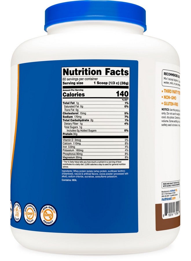 نيوتريكوست بروتين مصل اللبن المعزول (موكا) 5 رطل - خالي من الغلوتين وغير معدل وراثيًا - Image 5