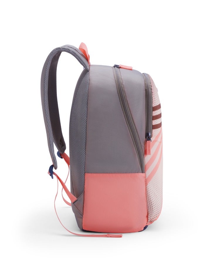 Aleo Backpack Polyester 20L Capacity, 15.6" Laptop Compartment, Beige|Front Zipper Pocket|Spacious Interior|Lightweight & Durable|Adjustable Shoulder Strap - 1 Year Global Warranty