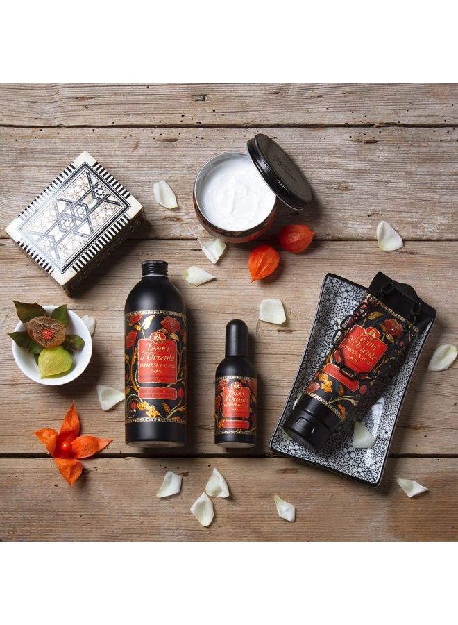 Tesori d'Oriente :كريم الاستحمام "طقوس يابانية" بزيت تسوباكي والفاوانيا، زجاجة سعة 16.9 أونصة سائلة (500 مل) [استيراد إيطالي] - Image 5