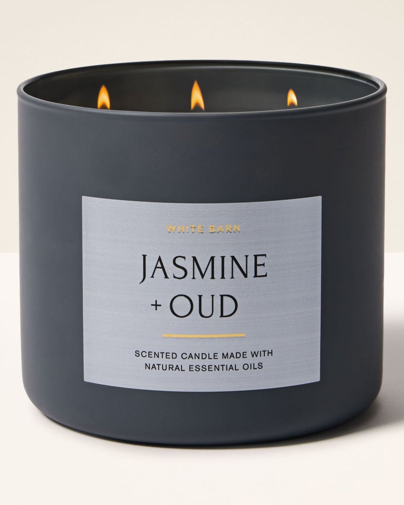 Jasmine & Oud 3-Wick Candle