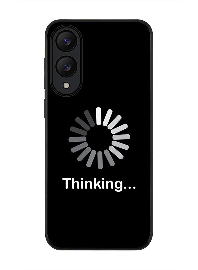 Stylizedd For Samsung Galaxy S25 Edge Case,Slim fit Camera Protection, Shockproof Thin Phone cover  - Thinking