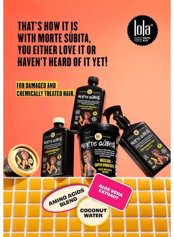 لولا من ريو مورتي سوبيتا شامبو للترطيب المكثف للشعر التالف والمعالج كيميائيًا ٢٥٠ مل