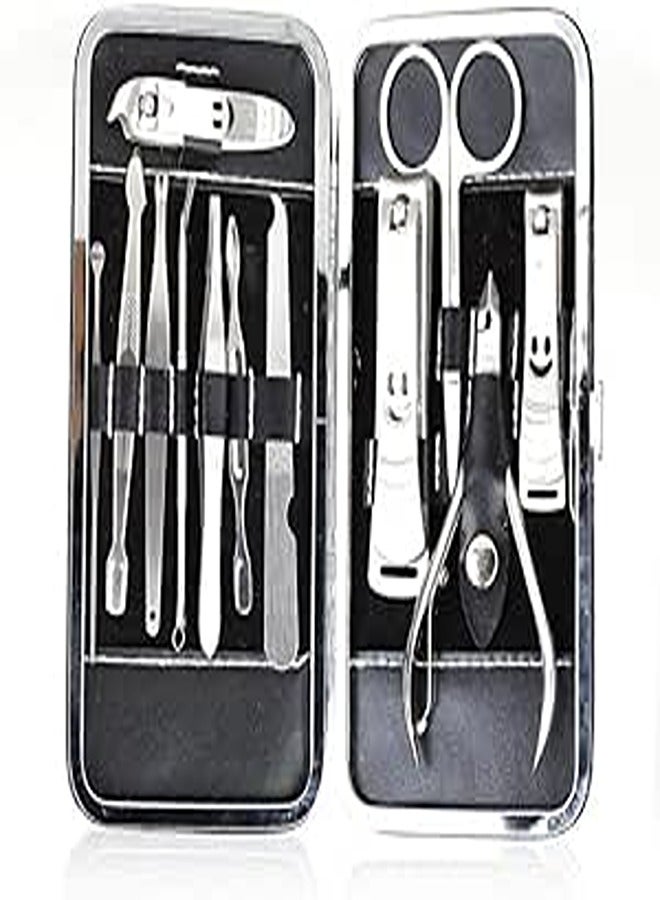 AP Stainless Steel Nail Care Personal Manicure Pedicure Tools Set, 12 Pieces