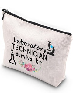 WCGXKO WCGXKO Laboratory Technician Survival Kit Lab Tech Laboratory Science Zipper Pouch Makeup Bag Gift (Laboratory Technician Survival) 