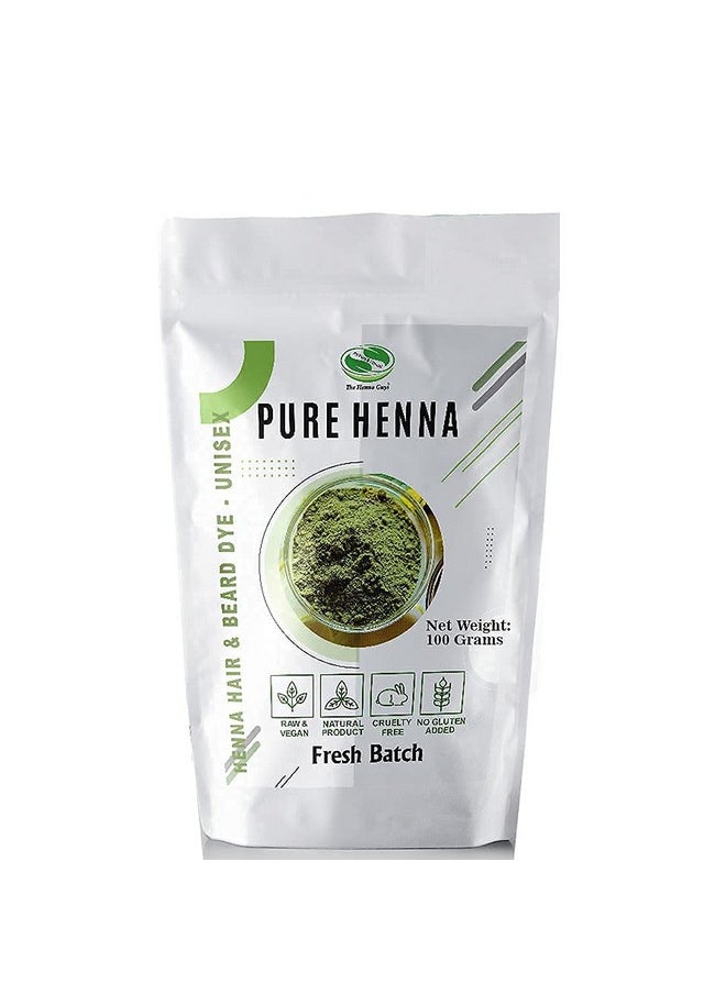 The Henna Guys 100 Grams 100% Pure Henna Powder For Hair Dye Red Henna Hair Color Best Red Henna For Hair The Henna Guys 