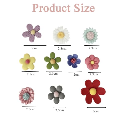 KalamkariX 10 PCS Mini Vase Fridge Magnets, Floral Decorative Decor for Kitchen, Office, Whiteboard, Locker, Ideal for Adults, Flower Lovers, Office Workers, Parents - Image 2