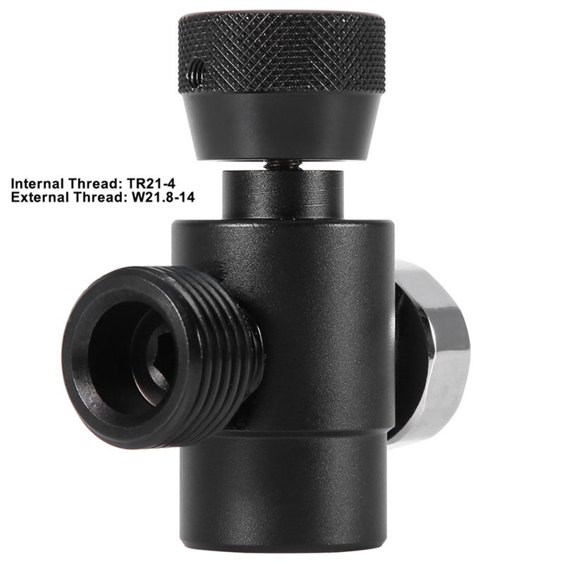 CO2 Filling Tank Cylinder Refill Adapter Connector Kit For SodaStream (Silver without Meter) - Image 5