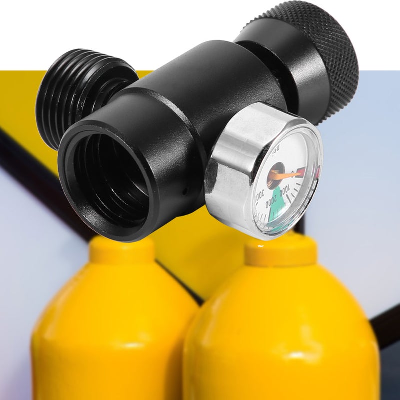 CO2 Filling Tank Cylinder Refill Adapter Connector Kit For SodaStream (Silver without Meter) - Image 1