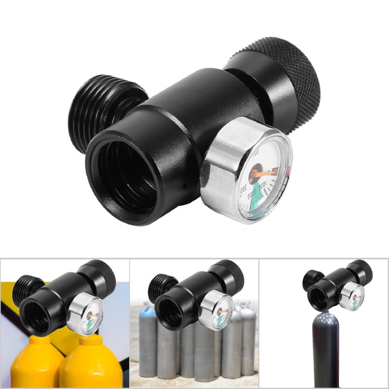 CO2 Filling Tank Cylinder Refill Adapter Connector Kit For SodaStream (Silver without Meter) - Image 4