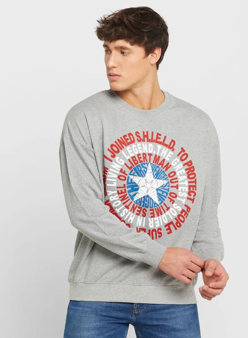 Seventy Five Captain America Sweatshirt