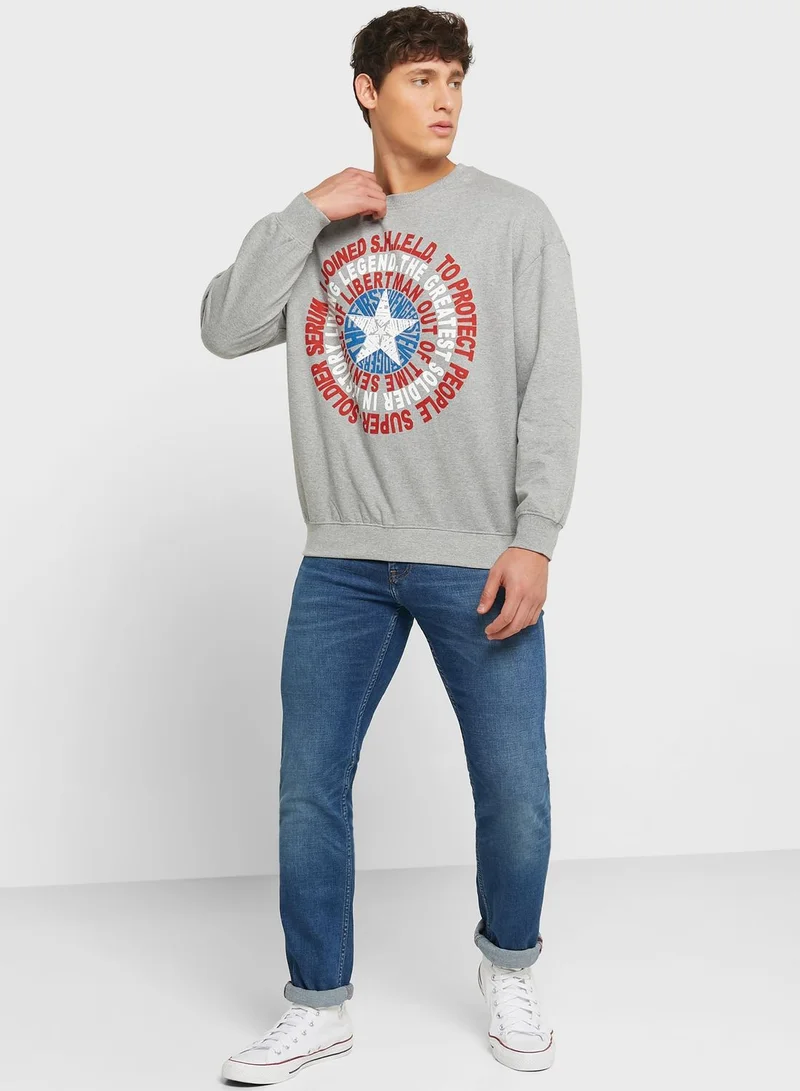 Seventy Five Captain America Sweatshirt