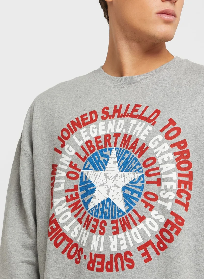 Seventy Five Captain America Sweatshirt