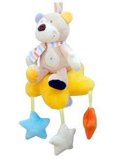 Generic Baby bed bell wind-up music bell plush stroller pendant baby toy  - Image 1