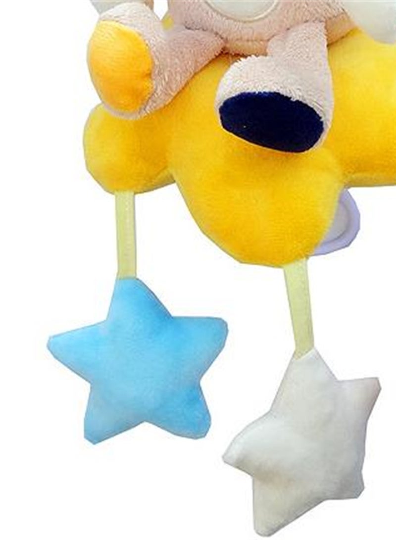 Baby bed bell wind-up music bell plush stroller pendant baby toy  - Image 3