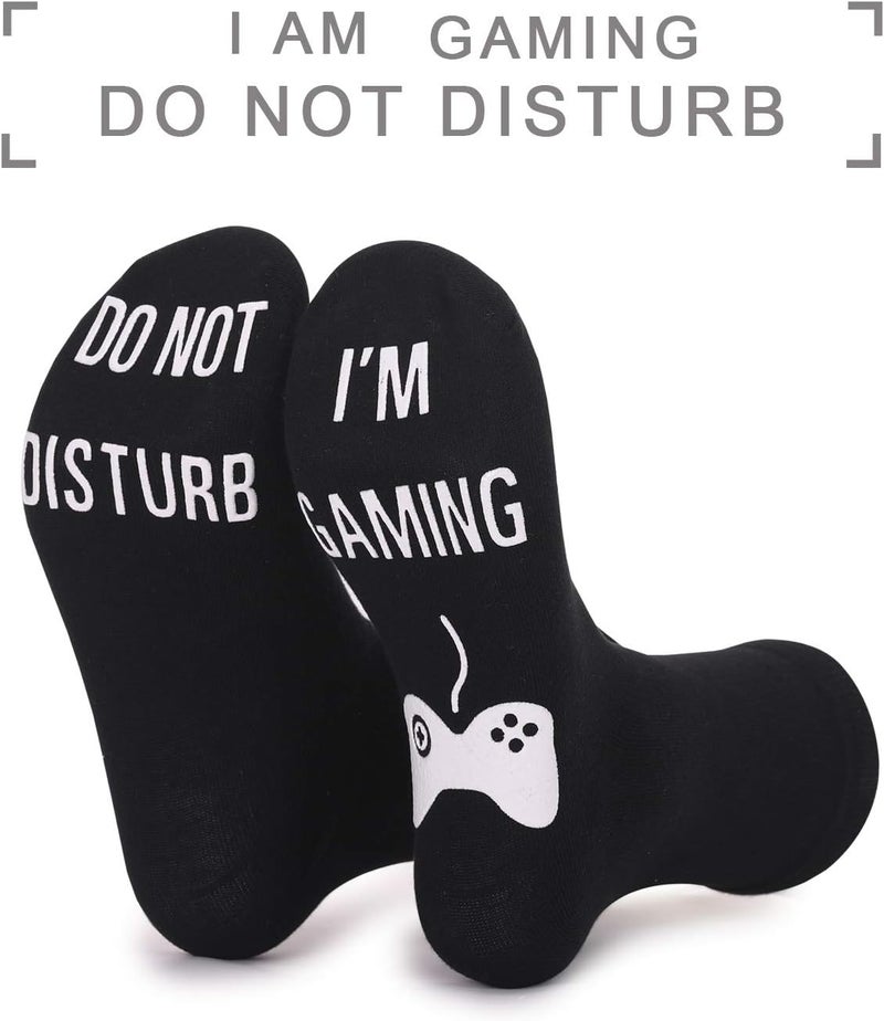 NDLBS Funny Christmas Gifts Novelty Gaming Socks Christmas Stocking Stuffers for Men Teens Boys Kids Him Adult Xmas Gifts - Image 5