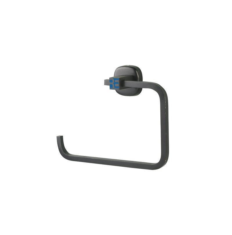 RIYA ENTERPRISE RIYA ENTERPRISE SS J4 Black Jet Towel Ring/Towel Holder for Wash Basin/Napkin Ring/Bathroom Accessories 2PS  - Image 3