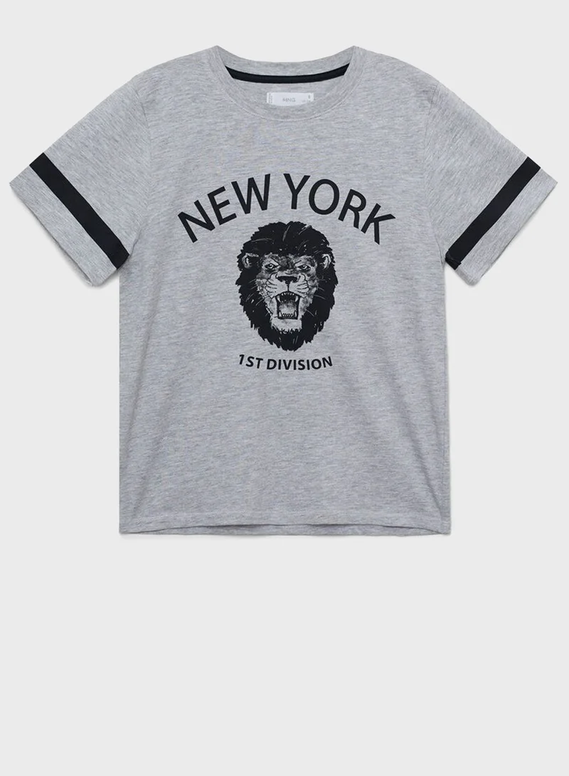 MANGO Kids Graphic T-Shirt