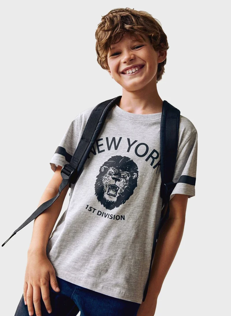 MANGO Kids Graphic T-Shirt