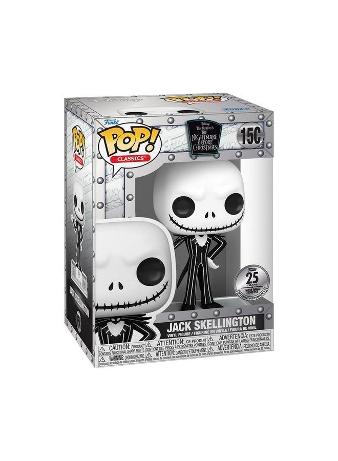 Funko Pop! Disney Classics: NBC Nightmare Before Christmas - Jack Skellington 25th Anniversary (Fun Fest 2023 Shop Exclusive) - Image 5